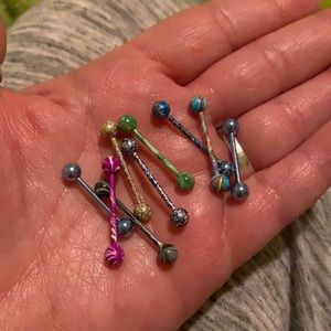 Tongue rings dimple rings or nipple rings